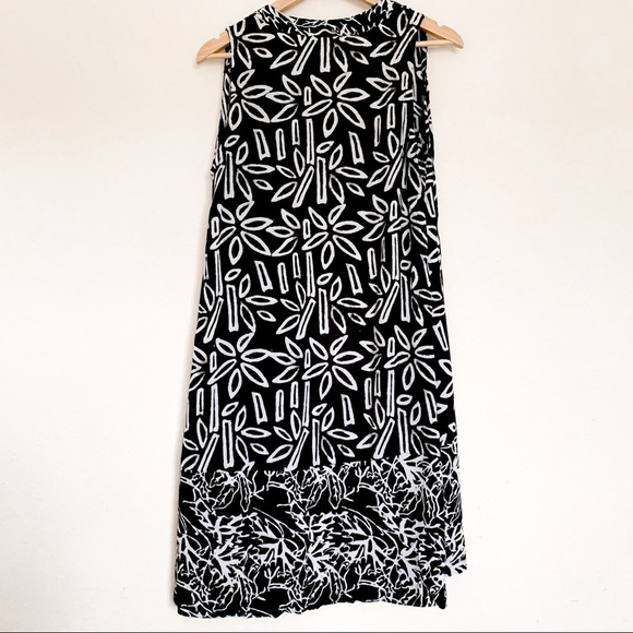 Soft surroundings black and white duster - Picture 3 of 7